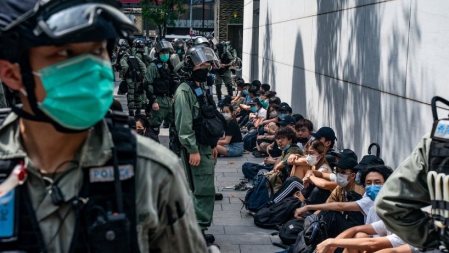 Số người bị bắt giữ do biểu tình tại Hong Kong, Trung Quốc gia tăng